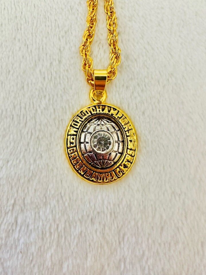 1966 Green Bay Packers Championship Pendant Necklace, US SHIP - EB Sports Champion&