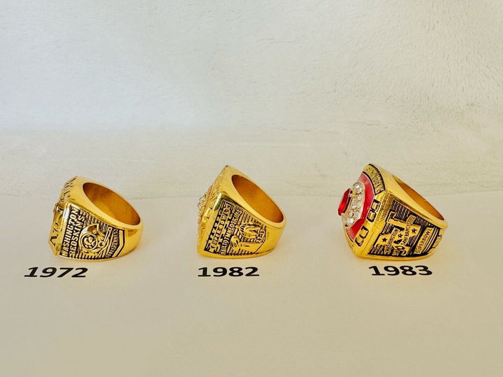 Washington Commanders championship ring from EBSportsRings.com, detailed NFL football fan souvenir with team logo and engraved design.