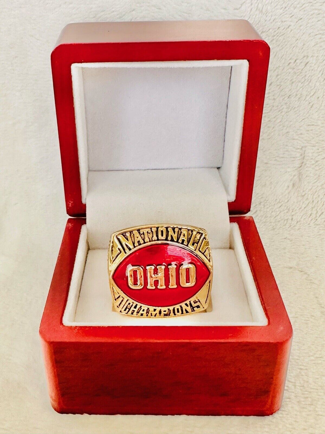1967 Ohio State NCAA Championship Ring W Box, US SHIP - EB Sports Champion's Cache