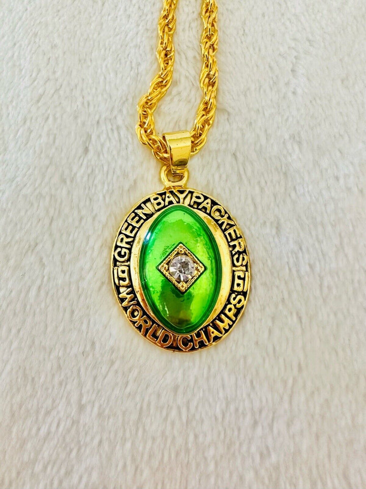 1961 Green Bay Packers Championship Pendant Necklace, US SHIP - EB Sports Champion&