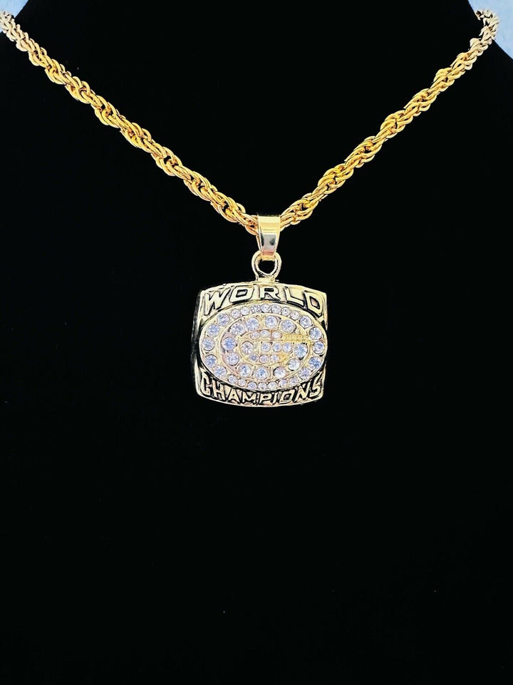 1996 Green Bay Packers Championship Pendant Necklace, US SHIP - EB Sports Champion&