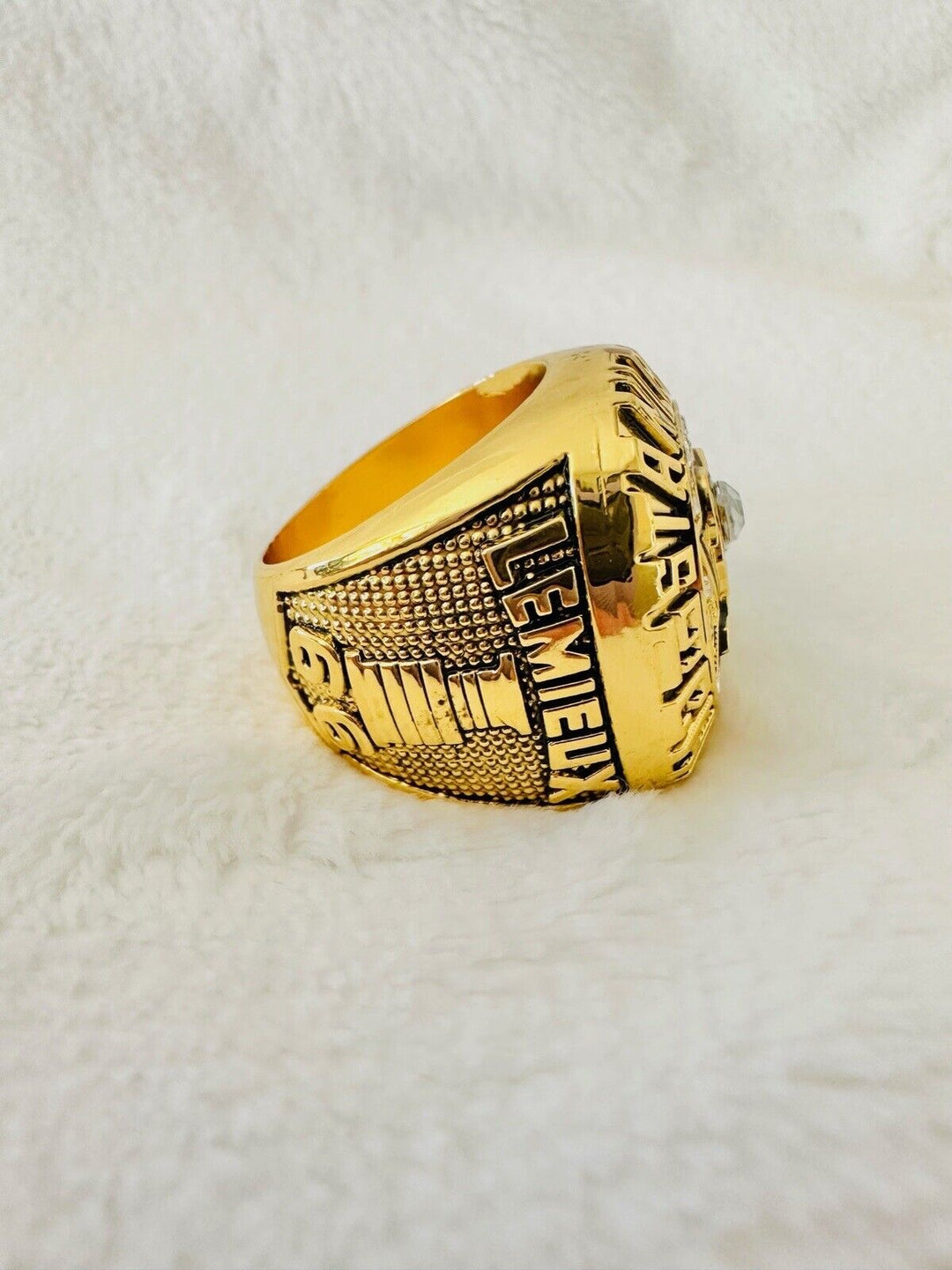1991 Pittsburgh Penguins  Stanley Cup 18k GP Championship Ring W Box,  SHIP - EB Sports Champion&
