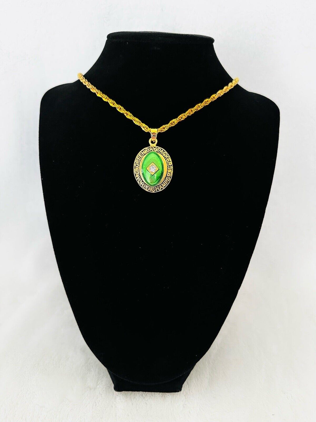 1961 Green Bay Packers Championship Pendant Necklace, US SHIP - EB Sports Champion&