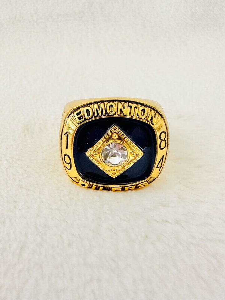 1984 Edmonton Oilers Stanley Cup Championship Ring,  SHIP - EB Sports Champion&