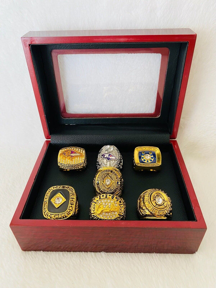 Baltimore Ultimate Collection Championship Ring SET W Box, US Ship NFL/MLB - EB Sports Champion&