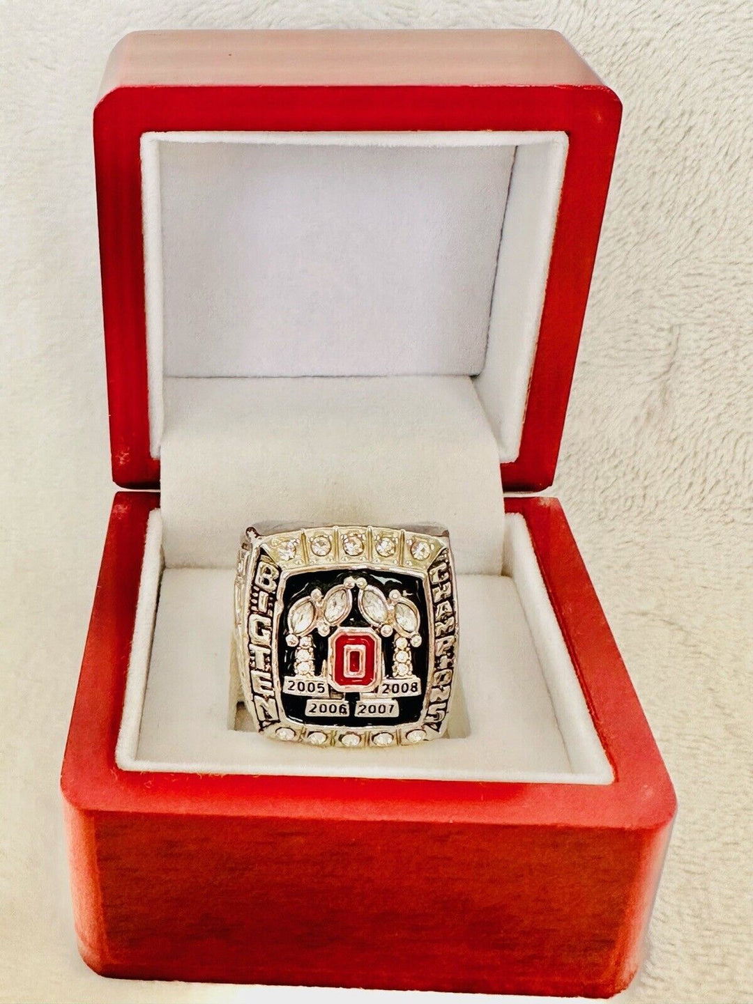 2008 Ohio State NCAA BIG TEN Championship Ring W Box, US SHIP, Pryor - EB Sports Champion's Cache