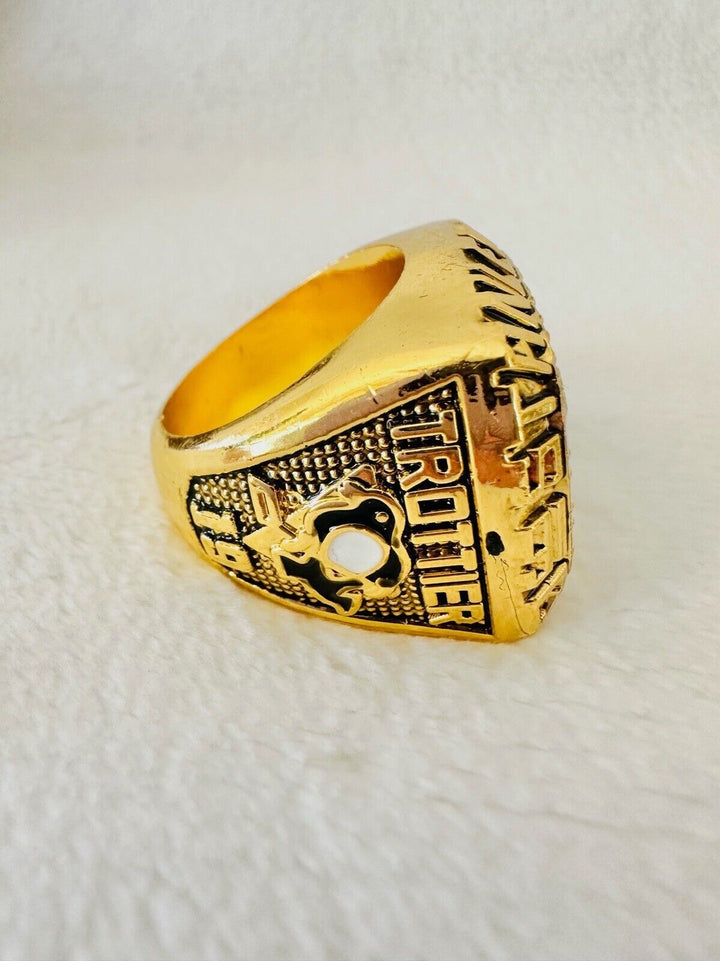 1992 Pittsburgh Penguins  Stanley Cup 18k GP Championship Ring,  SHIP - EB Sports Champion&