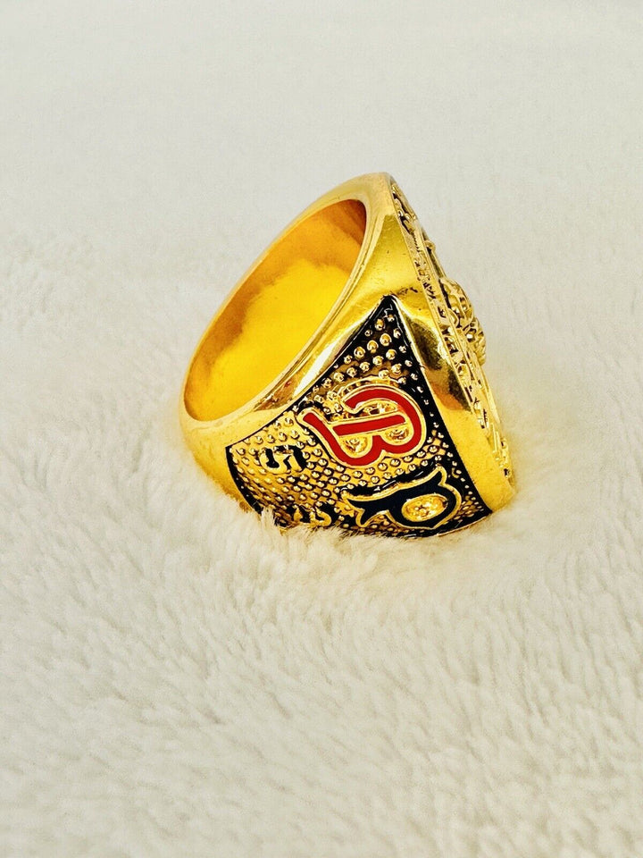 1903 Red Sox World Series 18k Gold Plated Championship Ring W Box,  SHIP - EB Sports Champion&