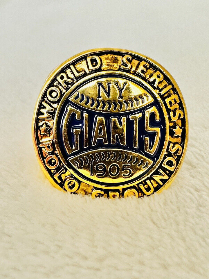 1905 New York Giants World Series Championship Ring W Box,  SHIP - EB Sports Champion&