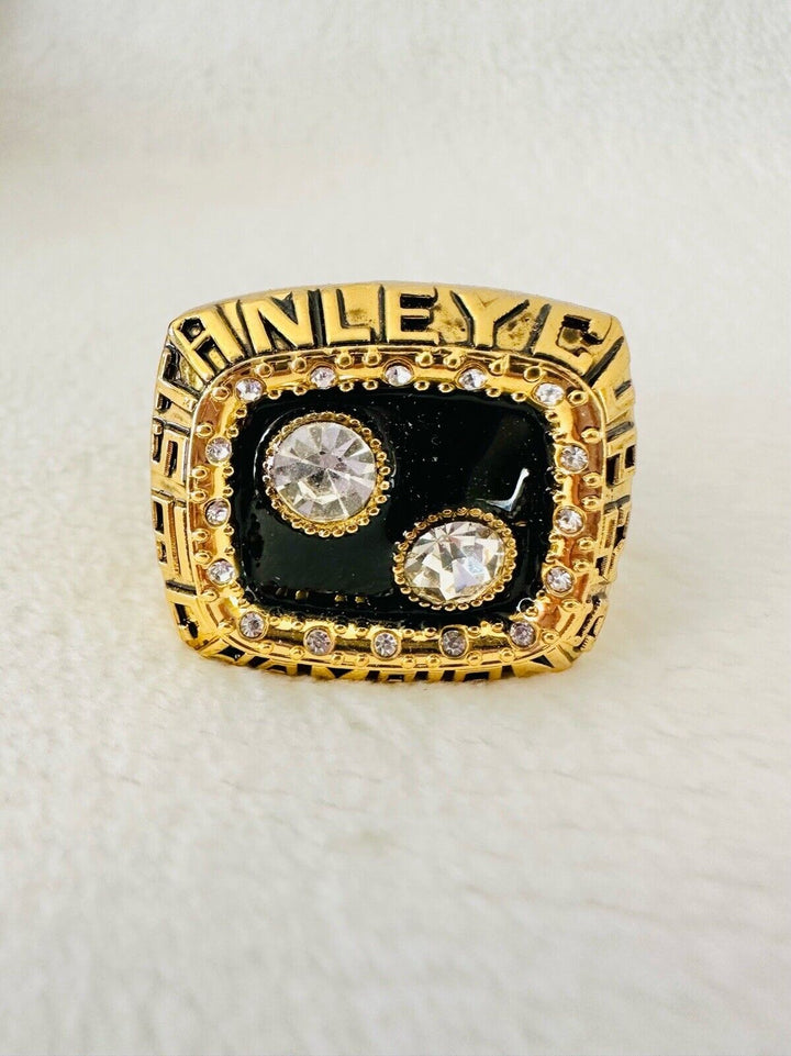 1992 Pittsburgh Penguins  Stanley Cup 18k GP Championship Ring W Box,  SHIP - EB Sports Champion&