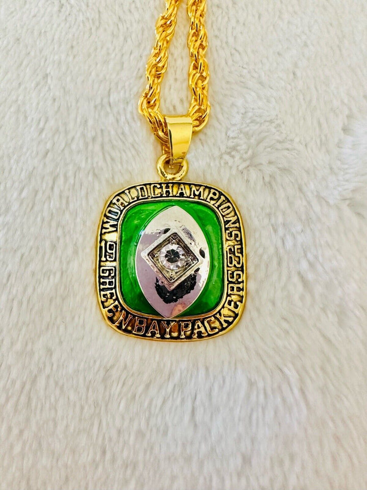 1965 Green Bay Packers Championship Pendant Necklace, US SHIP - EB Sports Champion&