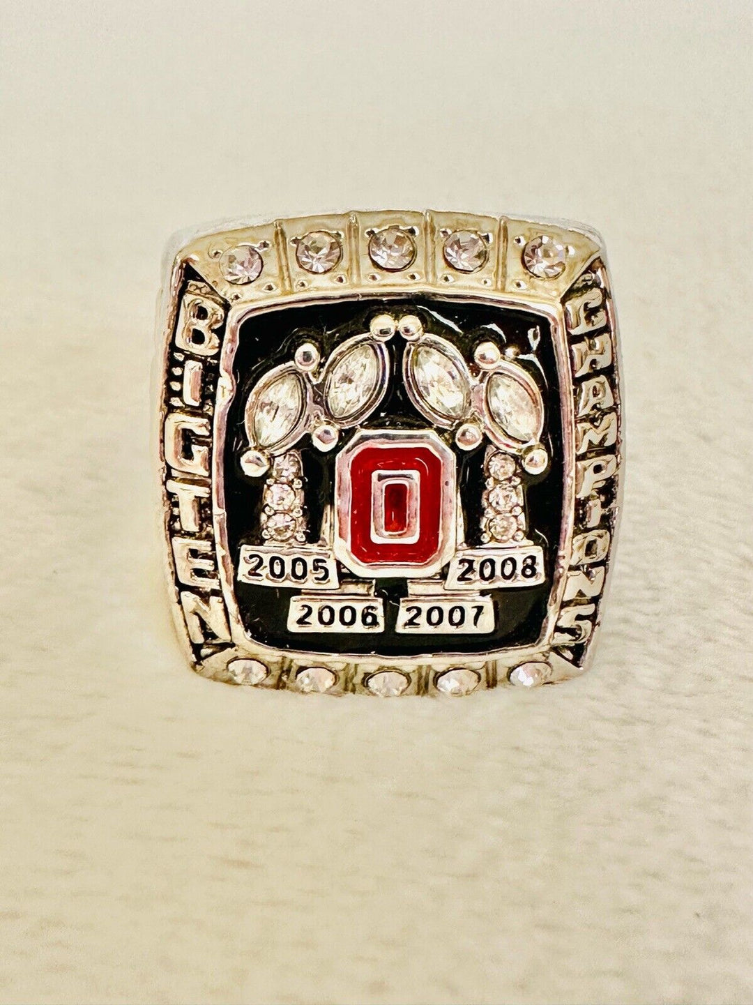 2008 Ohio State NCAA BIG TEN Championship Ring, US SHIP, Pryor - EB Sports Champion's Cache