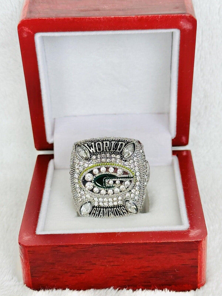 Aaron Rodgers Green Bay Packers Championship Replica Ring W Box, US SHIP - EB Sports Champion&