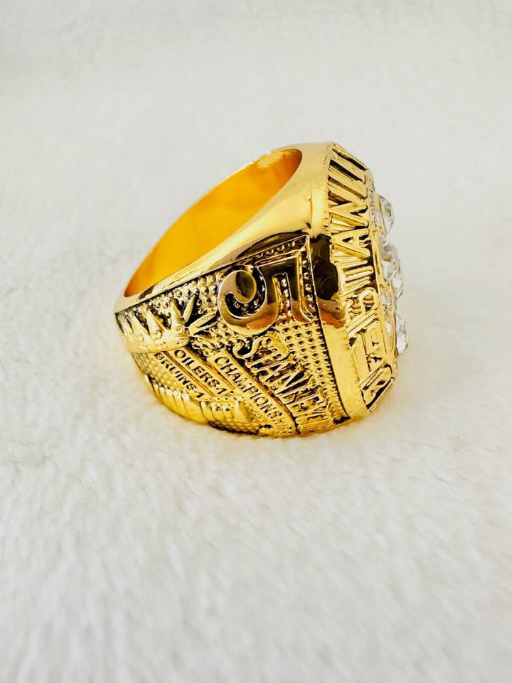 1990 Edmonton Oilers Stanley Cup Championship Ring,  SHIP - EB Sports Champion&
