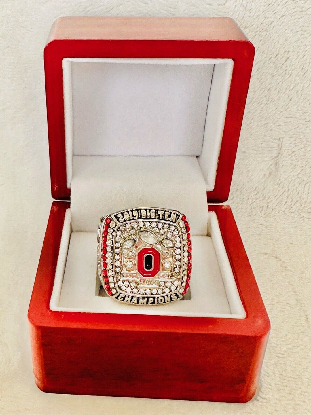2019 Ohio State NCAA BIG TEN Championship Ring W Box, US SHIP - EB Sports Champion's Cache
