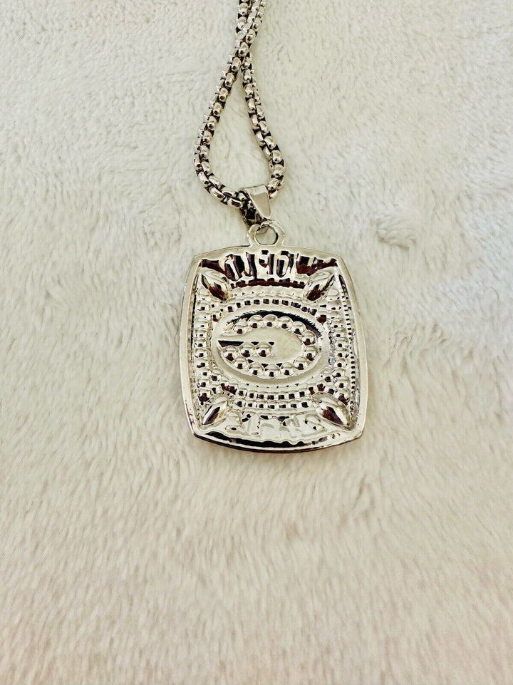 Green Bay Packers Aaron Rodgers Championship Pendant Necklace, US SHIP - EB Sports Champion&