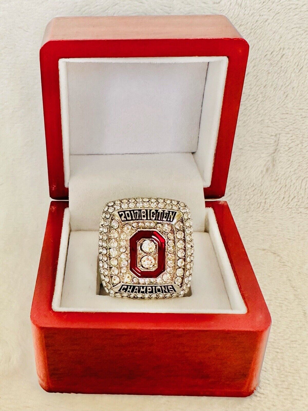 2017 Ohio State NCAA BIG TEN Championship Ring W Box, US SHIP - EB Sports Champion's Cache