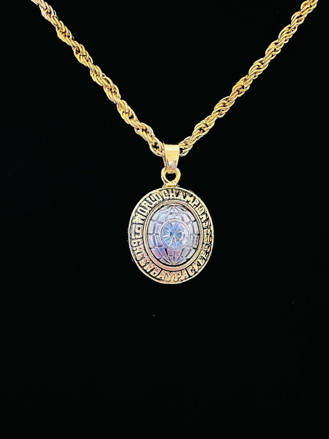 1966 Green Bay Packers Championship Pendant Necklace, US SHIP - EB Sports Champion&