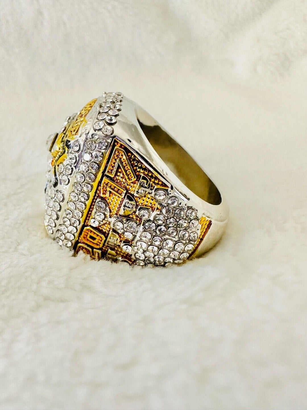 2017 Pittsburgh Penguins  Stanley Cup 18k GP Championship Ring W Box,  SHIP - EB Sports Champion&