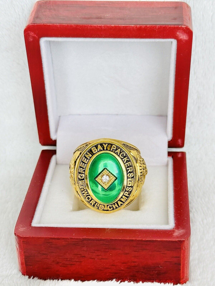 1961 Green Bay Packers Championship Replica Ring W Box, US SHIP - EB Sports Champion&