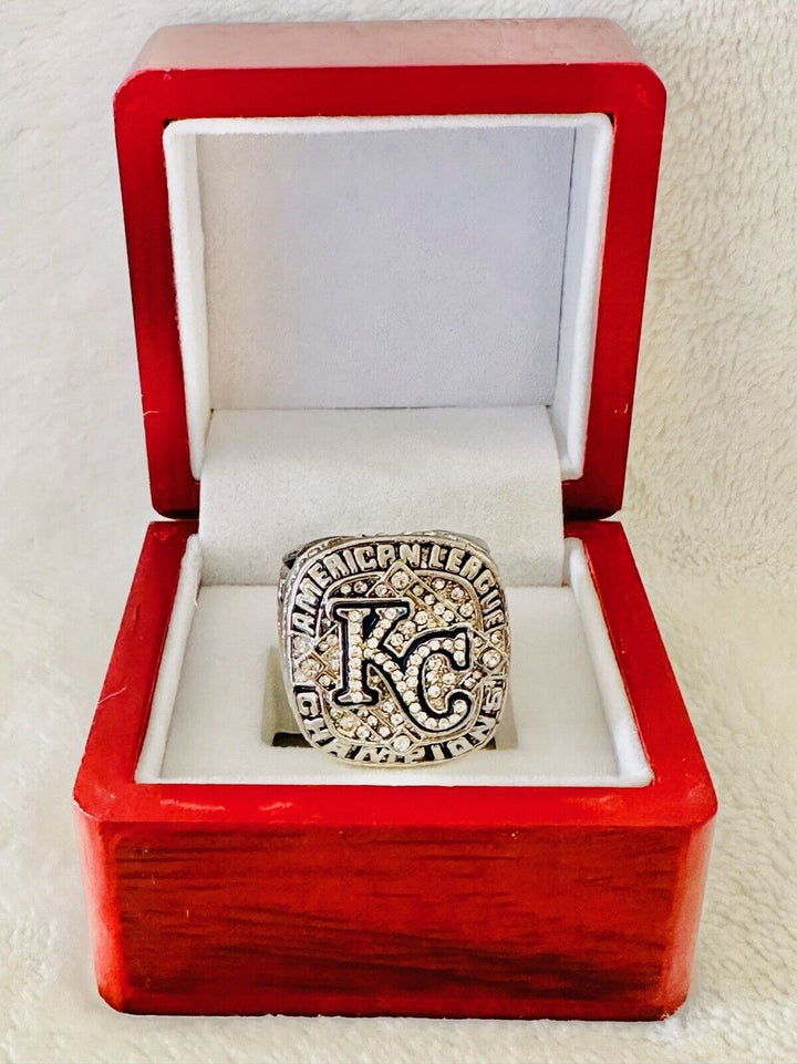 2014 Kansas City Royals AL Championship Ring with display box, commemorative sports memorabilia from EBSportsRings.com