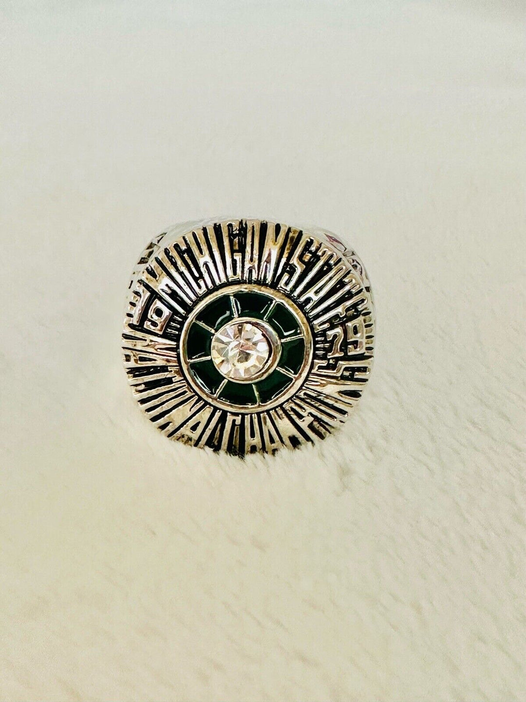 1979 Michigan State Spartans NAT Championship Ring W Box, US Ship, Magic Johnson - EB Sports Champion&