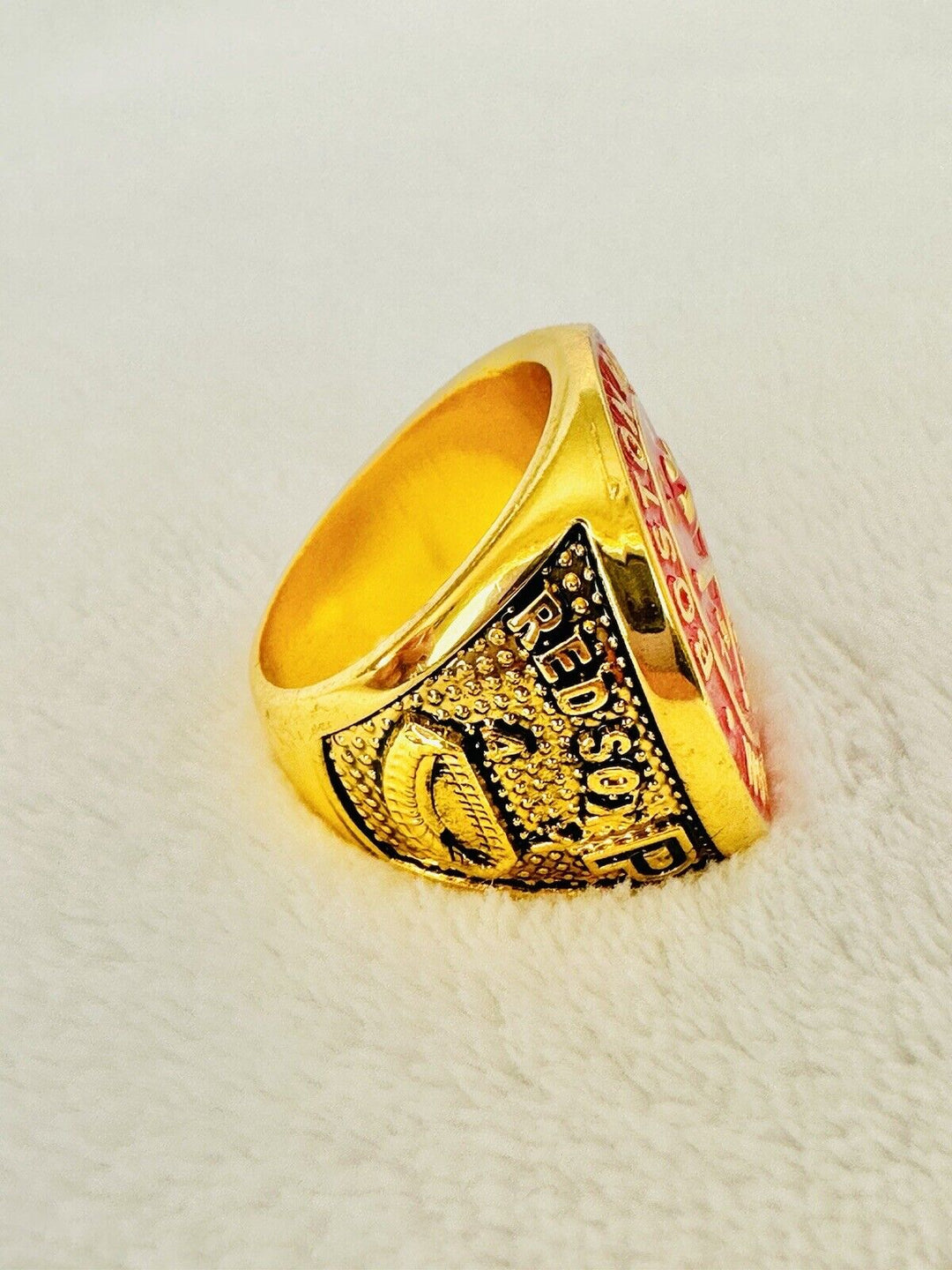 1915 Red Sox World Series 18k Gold Plated Championship Ring W Box,  SHIP - EB Sports Champion&