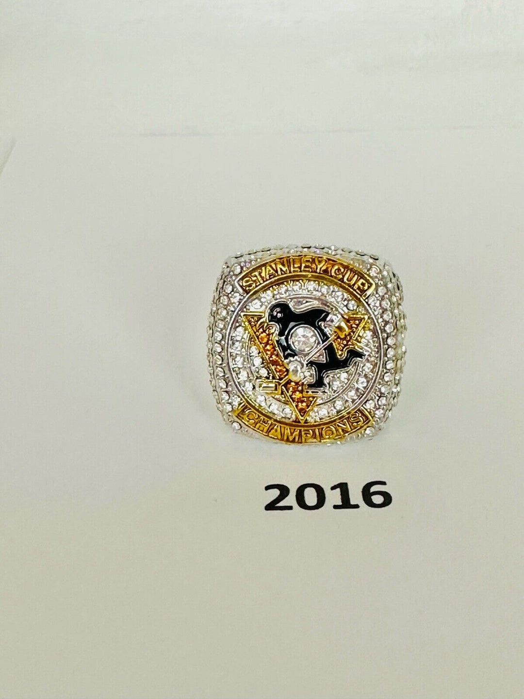 Pittsburgh Penguins 18k GP Championship Ring W Box,  SHIP    PICK YOUR RING - EB Sports Champion&