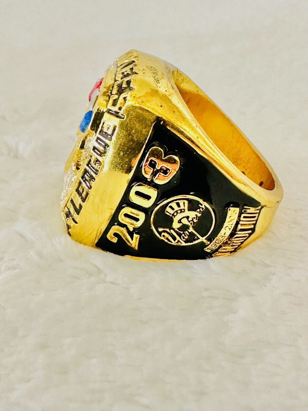 2003 NEW YORK Yankees AL Champions Replica Ring W Box,  SHIP - EB Sports Champion&
