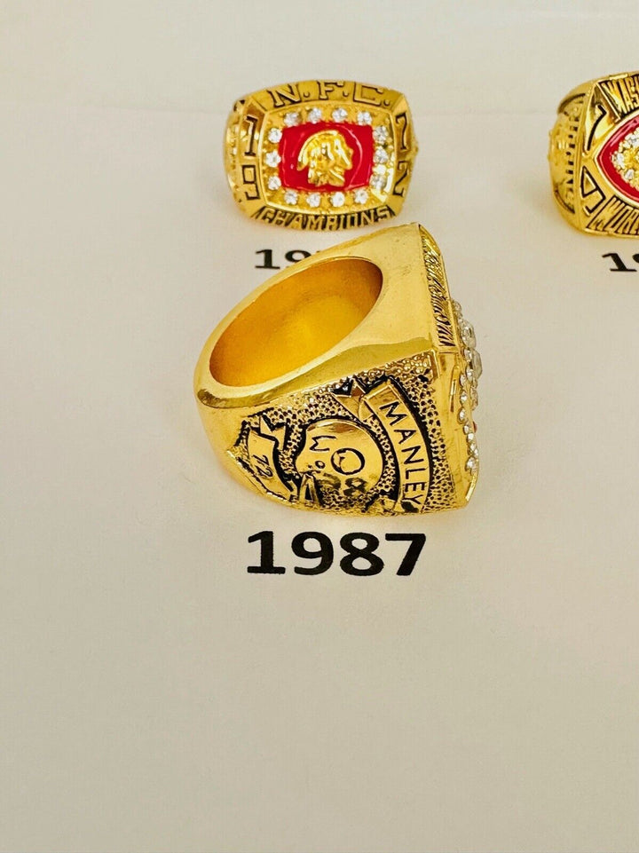Washington Commanders championship ring with team logo and intricate design, crafted by EBSportsRings.com for NFL fans.