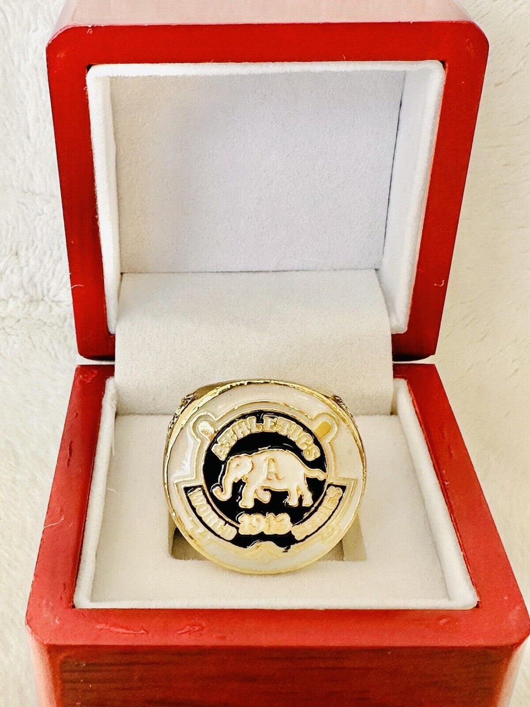 1913 Philadelphia Athletics World Series Championship Ring W Box,  SHIP - EB Sports Champion's Cache