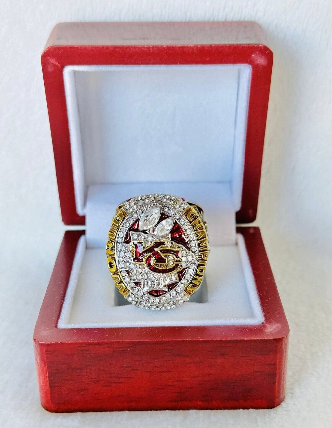 2019 Kansas City Chiefs Super Bowl Championship Ring W box, US SHIP - EB Sports Championship Rings
