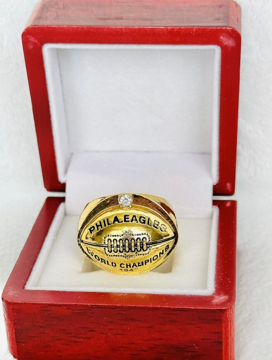 Philadelphia Eagles 1948 SB Championship Ring with box, USA Seller - EB Sports Championship Rings