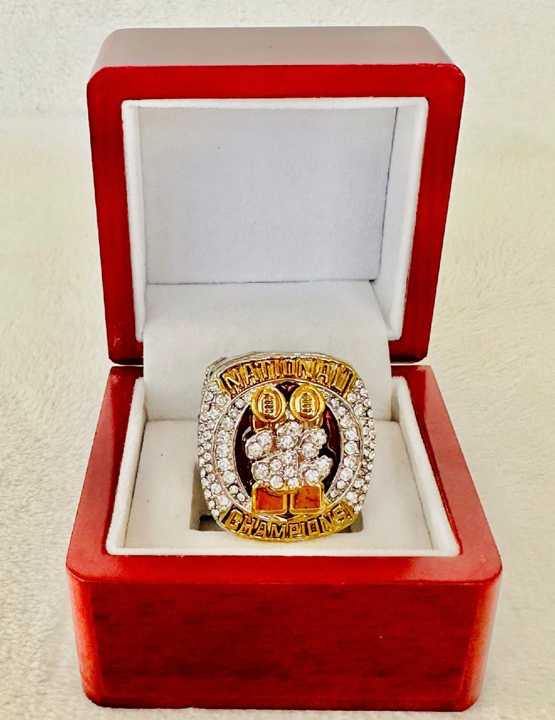 2018 Clemson Tigers Championship Ring with box, US Ship