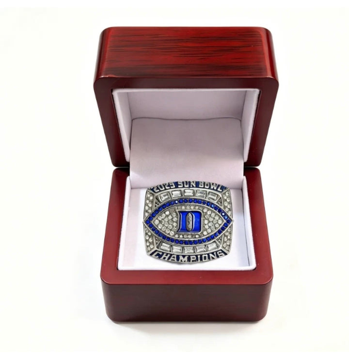 2025 Duke Sun Bowl Championship ring with box