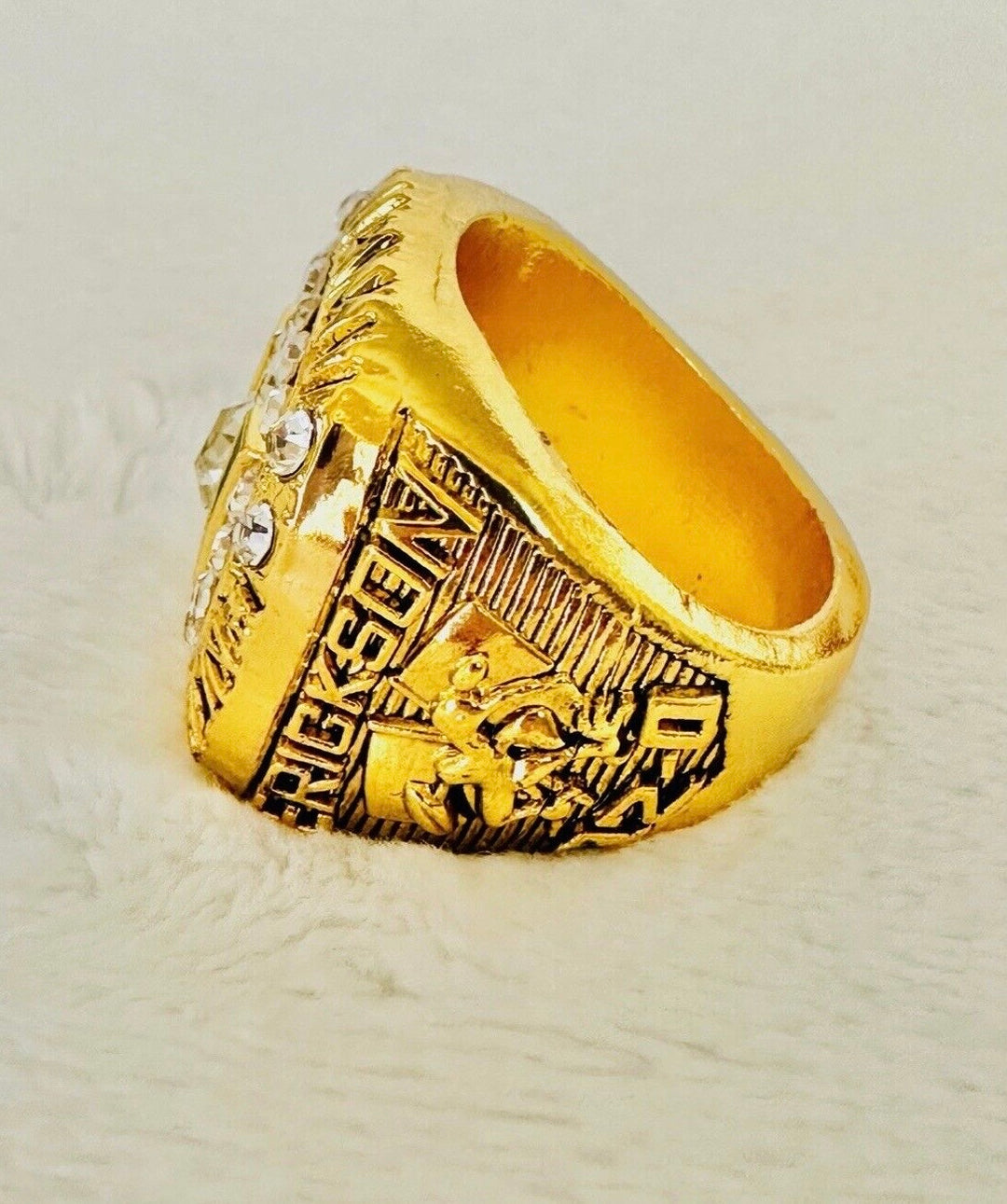 1991 Miami Hurricanes NCAA 18k GP Brass Championship Ring, US SHIP