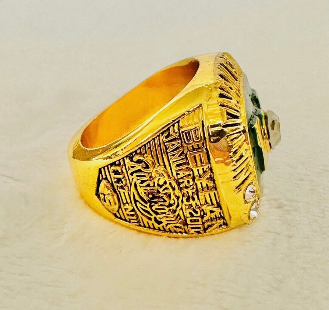 2002 Miami Hurricanes NCAA 18k GP Brass Championship Ring, US SHIP