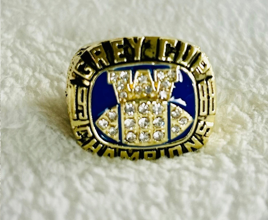 1988 Grey Cup Champions Ring Winnipeg Blue Bombers, Canadian Football