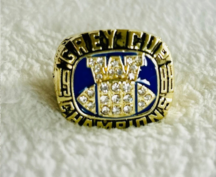 1988 Grey Cup Champions Ring Winnipeg Blue Bombers, Canadian Football