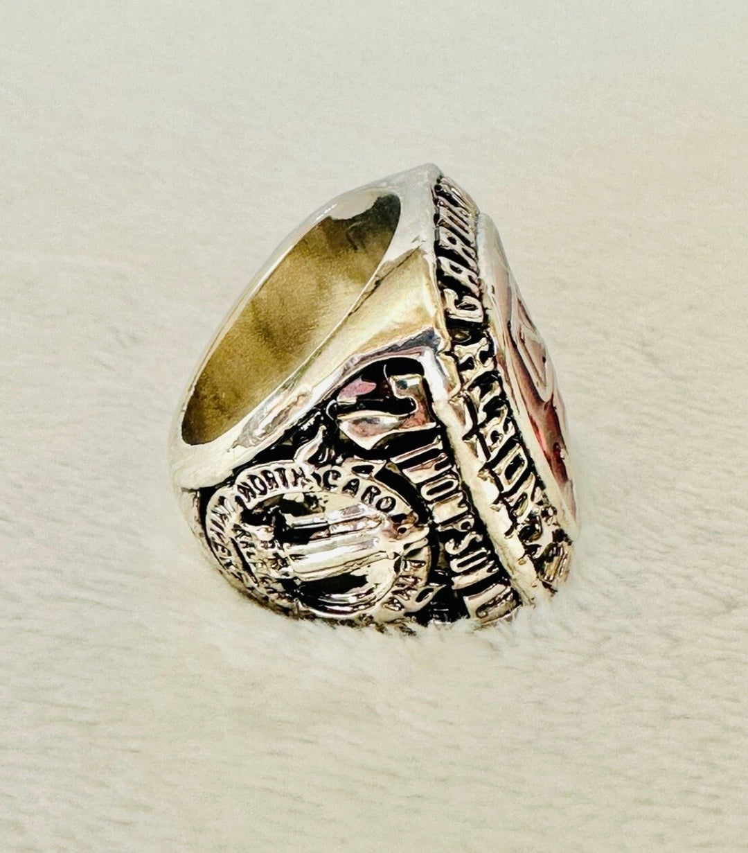 1974 North Carolina State NCAA Championship Ring with box, US Ship