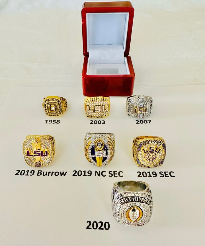 LSU TIGERS CHAMPIONSHIP RINGS with box, pick your ring
