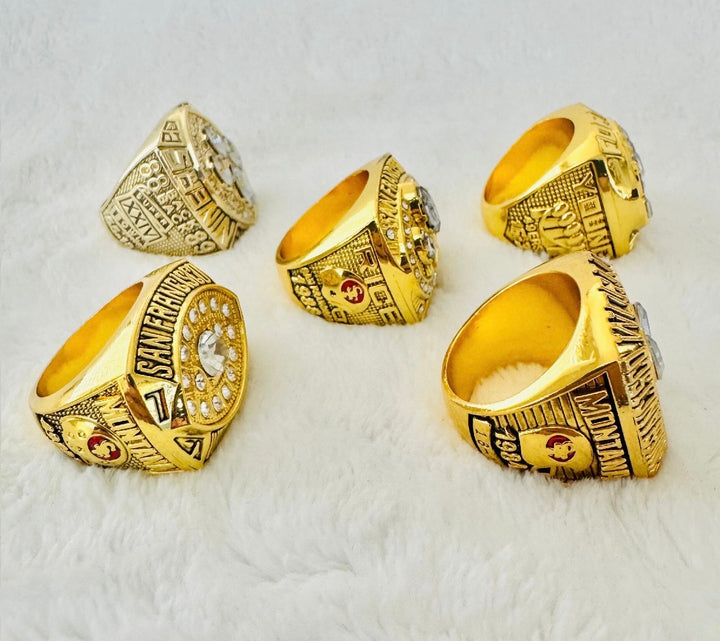 5 PCS San Francisco 49ers Championship Ring SET, US SHIP