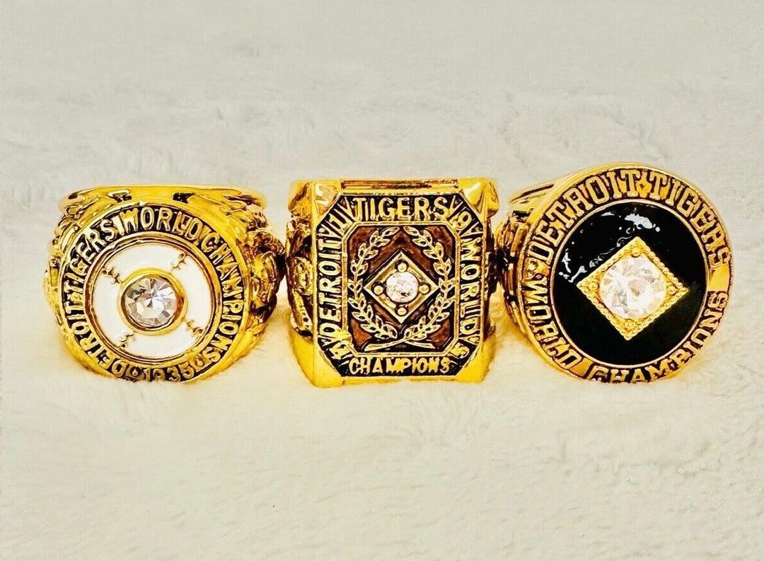 6 PCS Detroit Tigers World Series Championship Ring Set, 🇺🇸 SHIP