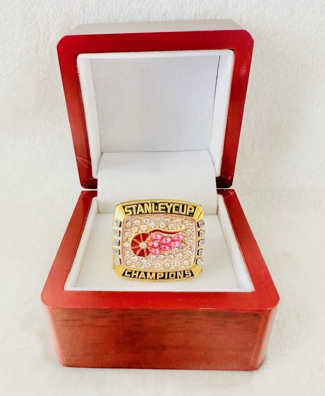 1998 Detroit Red Wings Stanley Cup Championship Ring with box, US SHIP