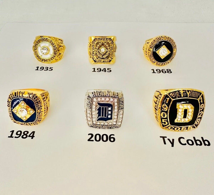 Detroit Tigers World Series Championship Ring with box, 🇺🇸 SHIP, pick your ring