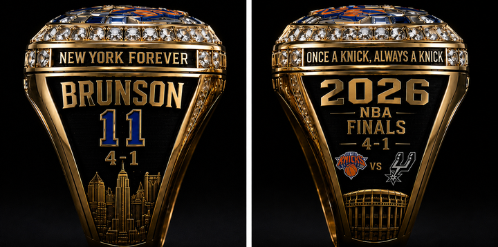 2026 Knicks Championship ring, size 11, ships 5 July