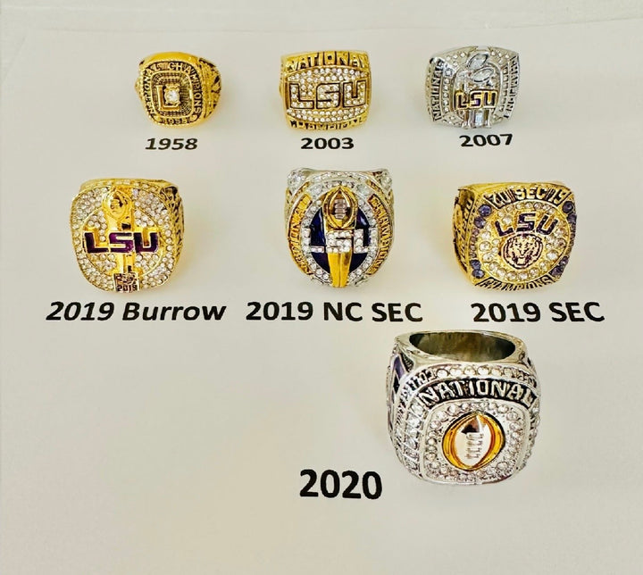 LSU TIGERS CHAMPIONSHIP RINGS with box, pick your ring