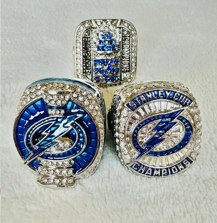 3 PCS Tampa Bay Lightning Championship Ring SET with box, 🇺🇸 SHIP 2004/20/21