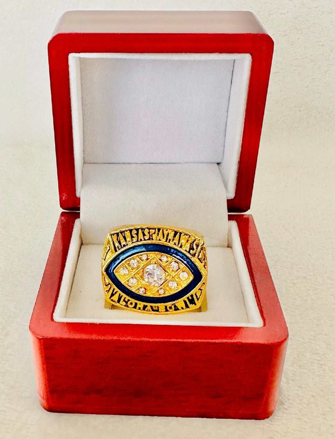 1995 Kansas Jayhawks Football Alamo Bowl Ring with box, US SHIP