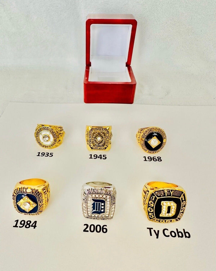 Detroit Tigers World Series Championship Ring with box, 🇺🇸 SHIP, pick your ring